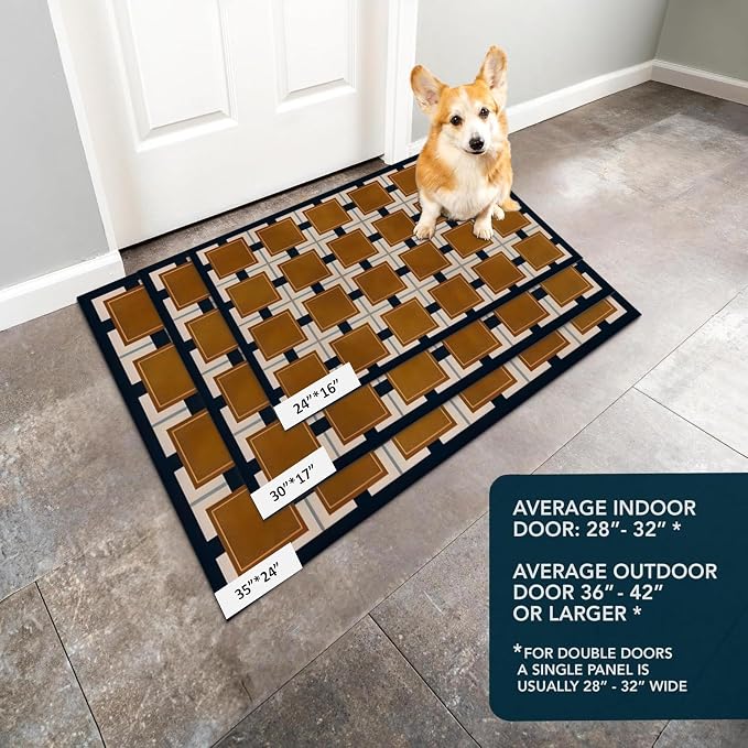 Ultra Thin Door Mat Indoor Entrance, 1/10 in Thin Door Mats - Image 7