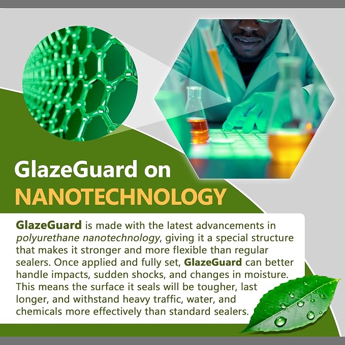 CoverTec GlazeGuard Matte Natural Look Ceramic, Porcelain Tile Grout Sealer - Image 2