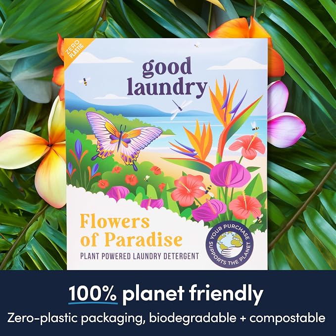 Good Laundry Flowers of Paradise Detergent Sheets, Scent Booster, & Dryer Sheet - Image 2