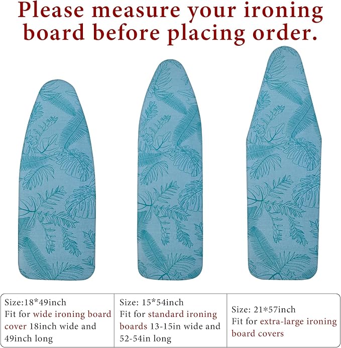Dalykate Ironing Board Cover and Pad, Thick Padding, Elastic Edge, Scorch & - Image 2