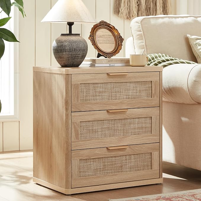 LEYAOYAO Rattan Night Stand Set of 2 - Image 8