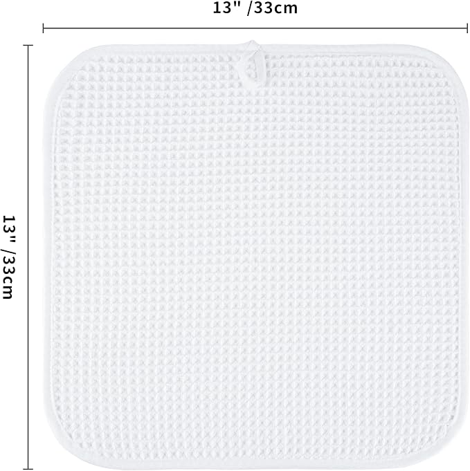 Microfiber Waffle Face Towels, 2 Pieces, Fast Drying, Lint Free - Image 7