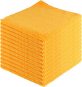 Microfiber Cleaning Cloths, 12 Pack, All-Purpose, Highly Absorbent, Washable by JDHomease