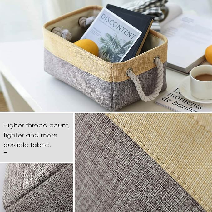 TheWarmHome Storage Bins for Organizing, Sturdy Storage Basket, Decorative - Image 6