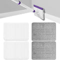 4 Mop Pads Refill for wlich Baseboard Cleaner, Baseboard Cleaner Pad Refills by wlich