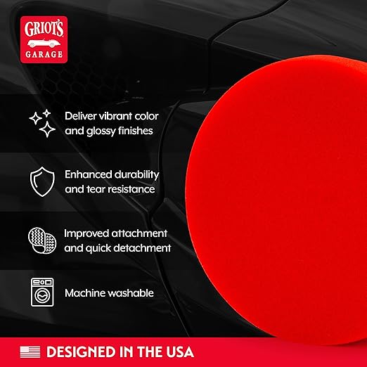 Griot's Garage 5.5” Red Foam Waxing Pads - Image 3