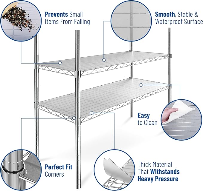 Sterling Shelf Liners for Wire Shelf System - Image 5