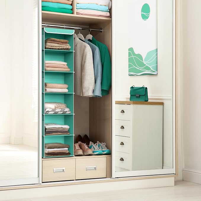 Simple Houseware 6 Shelf Hanging Closet Organizer - Image 2