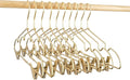 12.5" Gold Metal Baby Clothes Clips Hanger Children Kids Coat Hanger Display by Koobay
