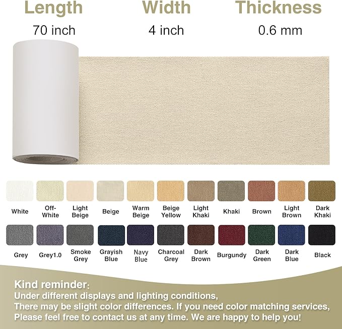 Canvas Repair Tape 4×70 Inch Waterproof Self-Adhesive Fabric Repair Patch - Image 4