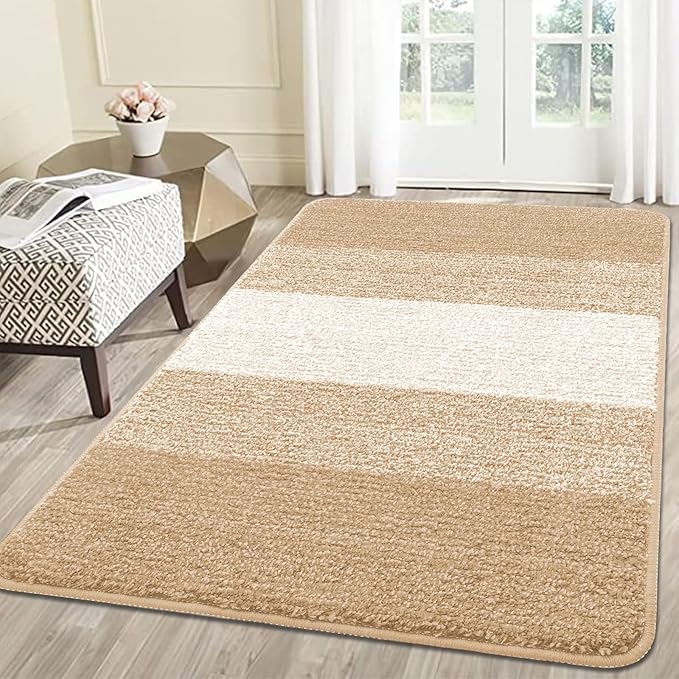 Kitinjoy Indoor Outdoor Door Mat, 59x36 Non-Slip Absorbent Dirt Trapper by Kitinjoy