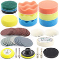 74PCS 3Inch Car Headlight Restoration and Polishing Kit, Sanding Discs by CTPICXM