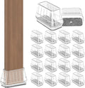 24PCS Rectangular Chair Leg Floor Protectors by Violibar