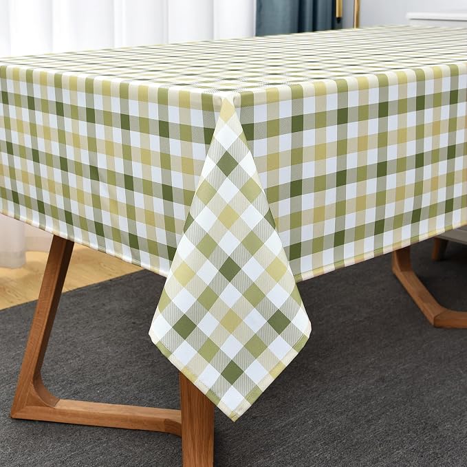Waterproof Checkered Tablecloth Fabric - Image 8