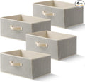Storage Baskets, 15.7-Inch Woven Fabric Bins, Storage Cubes by EITMOW