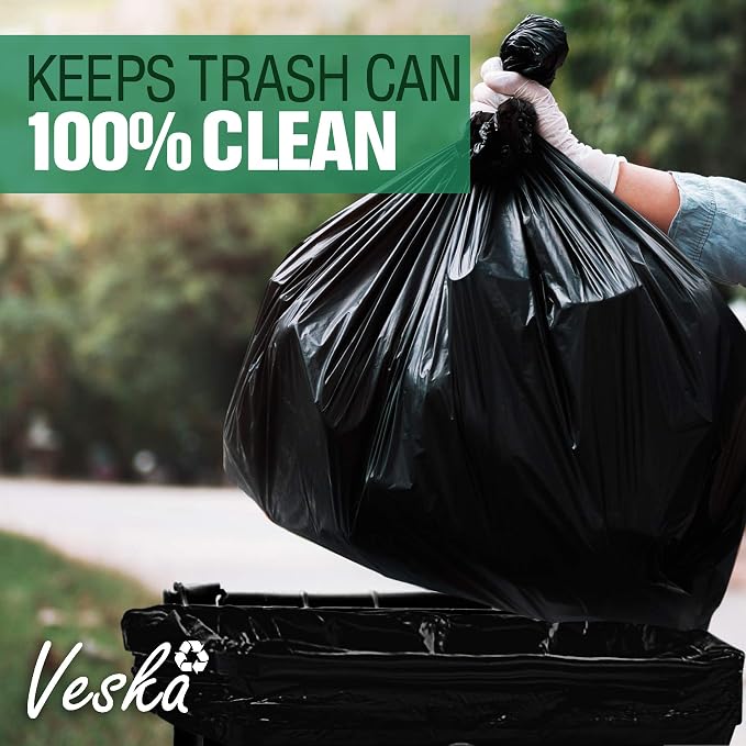 Veska 95-96 Gallon Trash Bags Heavy Duty, 100 Gallon Extra Large Trash Bags - Image 7