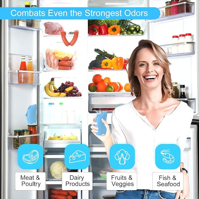Asltw Dolphin Refrigerator Deodorizer, Refrigerator Odor Eliminator, Fridge Air - Image 5