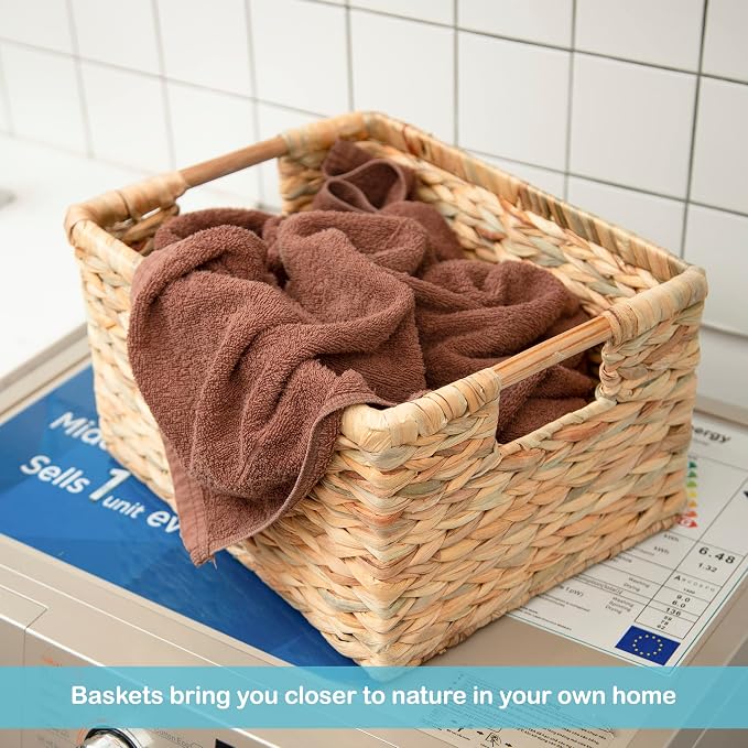 VATIMA Large Rectangular Wicker Basket - Image 5