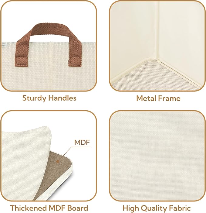 GRANNY SAYS Closet Storage Baskets, Collapsible Fabric Storage Bins - Image 5
