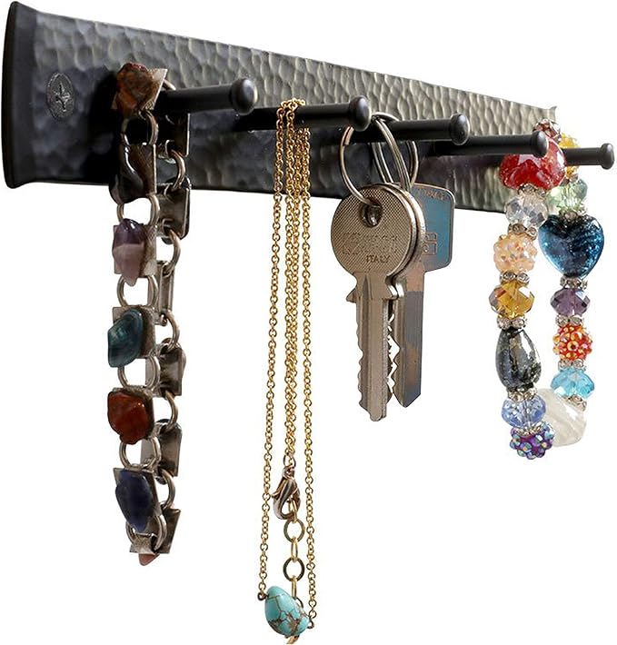 Rustic Wall Hooks for Hanging Accessories, Jewelry Hanger by SturDe
