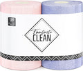 Fantasticlean Microfiber Cleaning Cloth Roll 2 Rolls 120 Pack, Tear Away by Fantasticlean