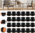 24PCS Upgraded Silicone Chair Leg Floor Protectors by Violibar