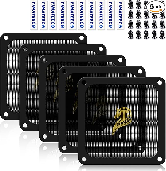 Dust Filter PC 140mm for Computer Cooler Fan/PSU/Routers Computer Fan Filter by YIMATEECO