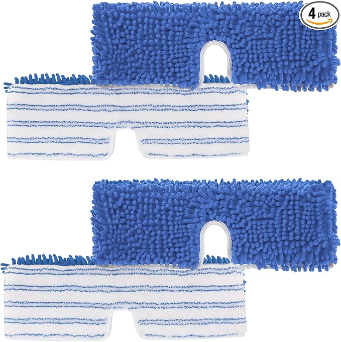 4 Pack Mop Heads Replacements Compatible by PlaniallyShowerCurtainSets
