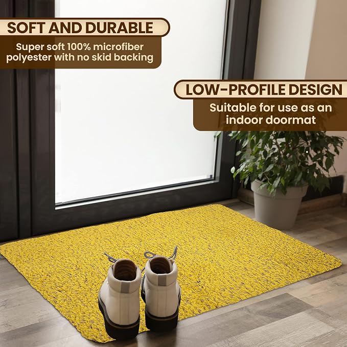 Premium Microfiber Indoor Door Mat – 36"x72" Washable Entry Mat, Waterproof - Image 3