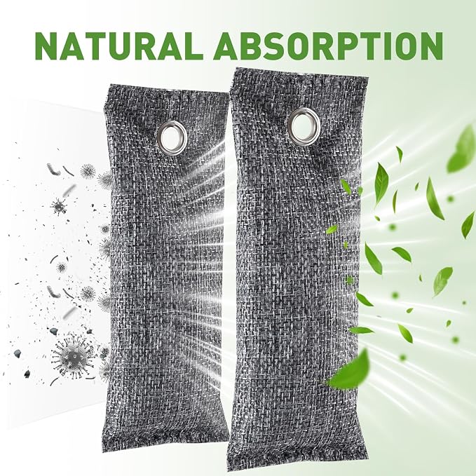 8Pack Activated Charcoal Odor Absorber, Odor Eliminator - Image 4
