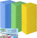 36 Pk Pop-Up Compressed Cellulose Sponges, Heavy Duty Scrub Kitchen Sponge by SHINEMOON