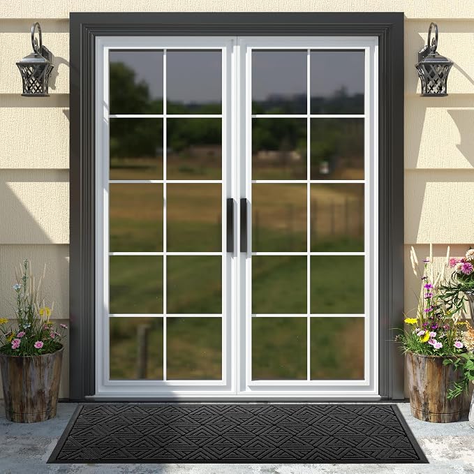 Yimobra Large Door Mat 47x24, All-Weather Waterproof Non-Slip Welcome Matt - Image 3