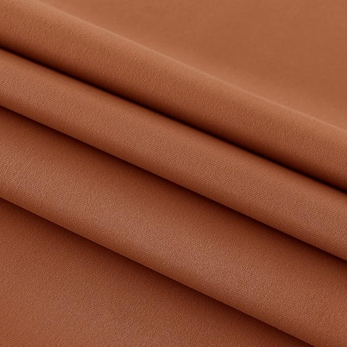 DWCN French Door Curtains – Rod Pocket Thermal Blackout Curtain - Image 5
