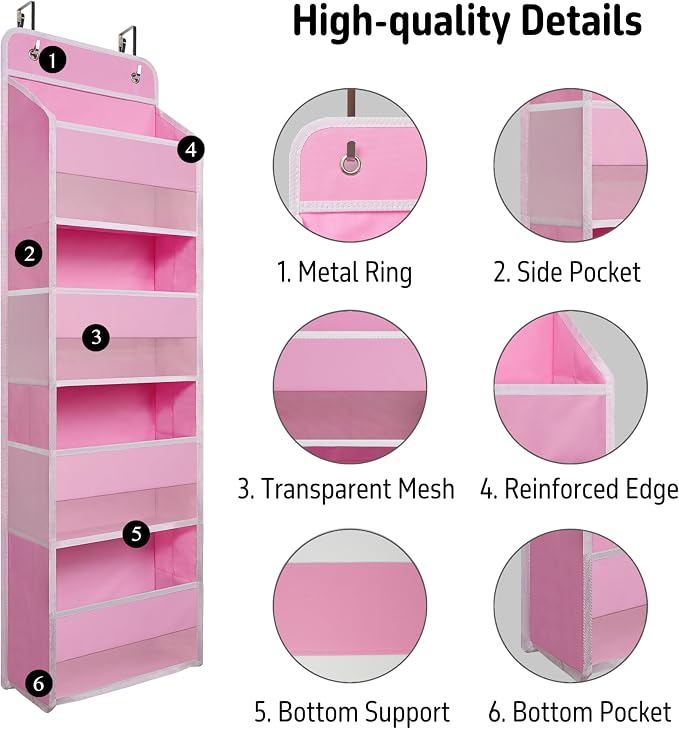 Over The Door Hanging Organizer - Image 4