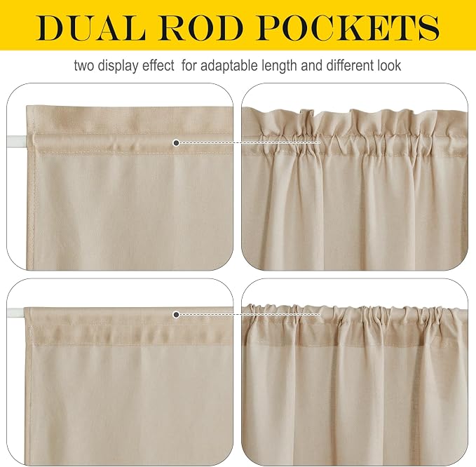 NICETOWN Glass Door Curtain Panel - Image 4