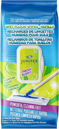 Wet Floor Wipes, Fresh Scent & Plant-Based Textured Cloth Trap Absorb Dirt by JuniperCLEAN