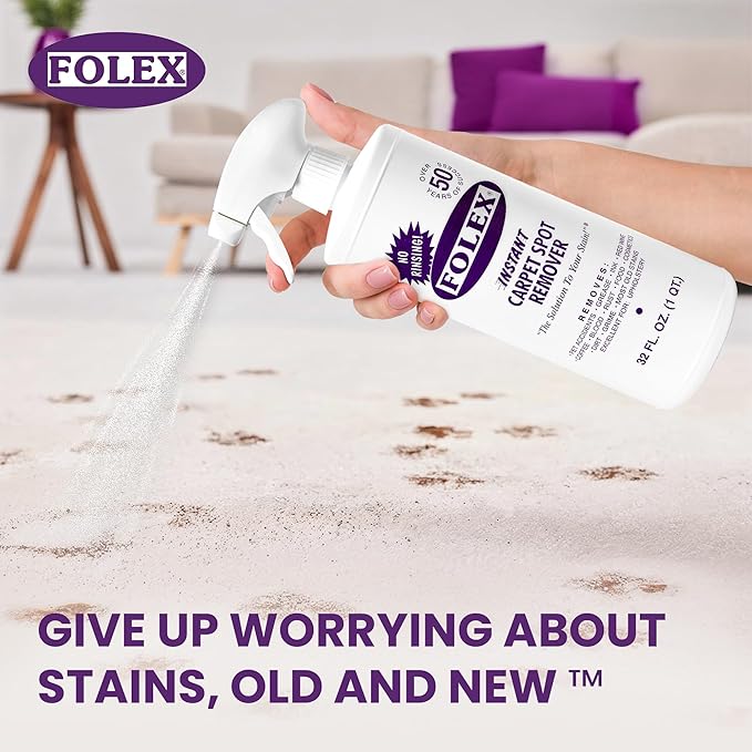 FOLEX Instant Carpet Spot Remover 32 oz – Powerful Stain Remover - Image 6