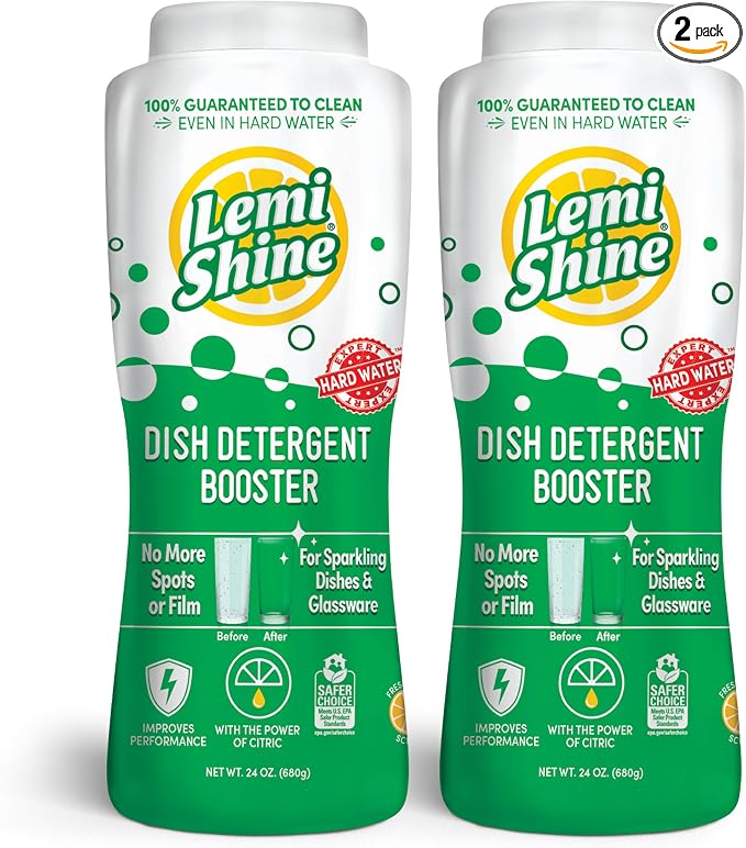 Lemi Shine Natural Dish Detergent Booster by LemiShine