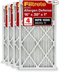 Filtrete 16x30x1 AC Furnace Air Filter, MERV 11, MPR 1000, Micro Allergen by Filtrete
