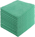 Microfiber Cleaning Cloths, 12 Pack, All-Purpose, Highly Absorbent, Washable by JDHomease