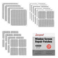 28 Sheets Window Screen Patches Repair Kit, Strong Adhesive Fiberglass Quick by Secopad