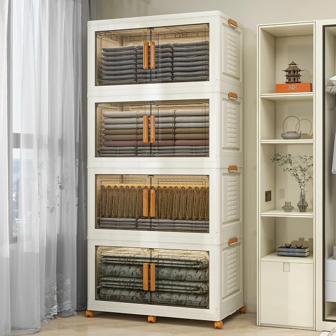 4 Tier Extra Large Stackable Storage Bins - Image 8