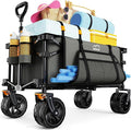 Collapsible Wagon Cart Heavy Duty Foldable, Folding Beach Wagon by Uyittour