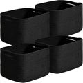 Small Storage Baskets for Organizing Shelves, Cotton Rope Basket for Storage by Unknown