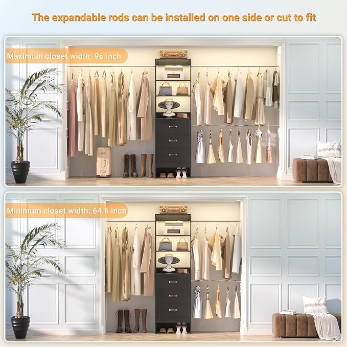 96'' Closet Organizer System - Image 5