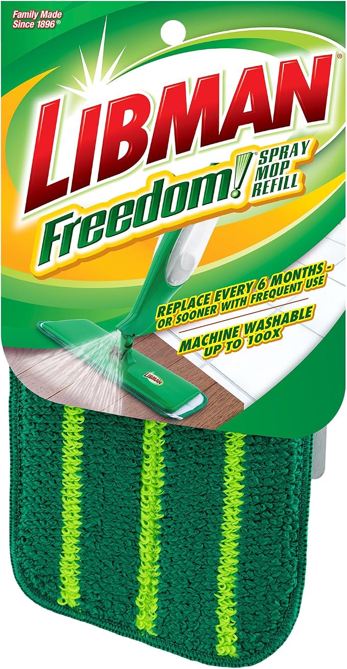 Libman Freedom Spray Mop Refills, Three Refills Green 3 Pack - Image 7