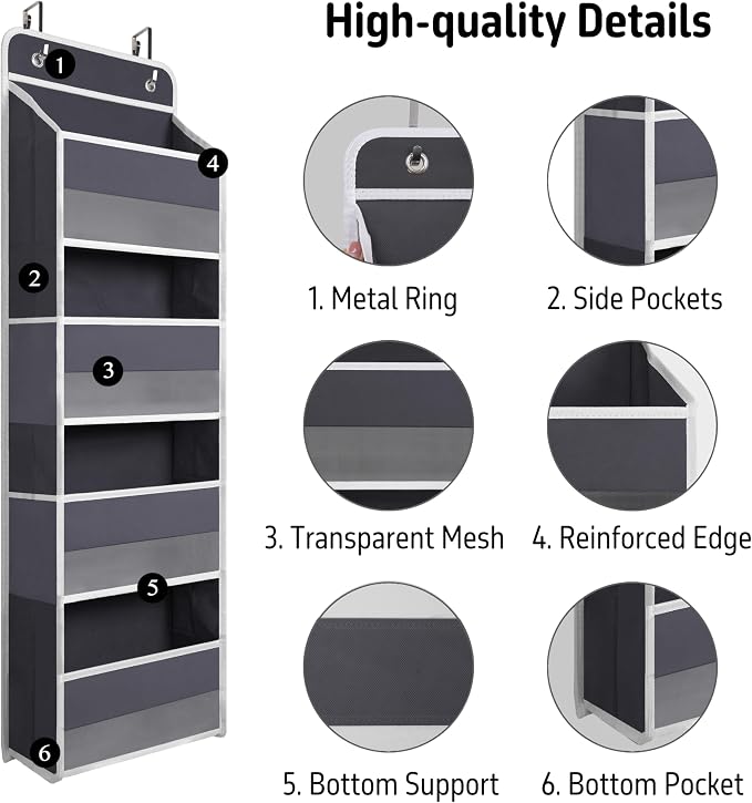 Over The Door Hanging Organizer - Image 4