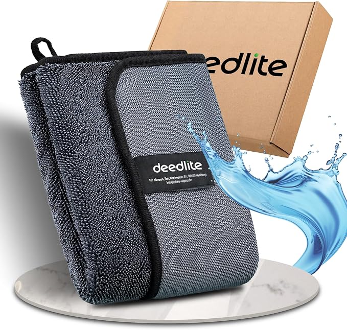 Shiny Bath Wipes Shower Cleaning Cloths, Premium Car Drying Towel | Ultra by Deedlite