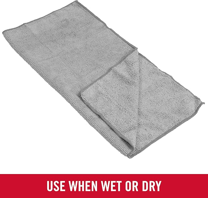 Rubbermaid All Purpose Microfiber Cleaning Cloth Towels, Non-Scratch, - Image 4