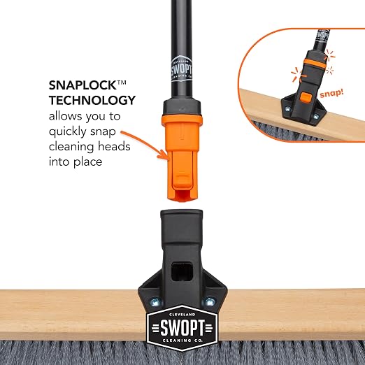 SWOPT 18” Premium Multi-Surface Push Broom Head — Indoor and Outdoor Push Broom - Image 10